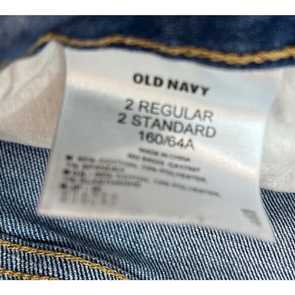 Old Navy Jeans Womens Size 2 The Sweetheart Destressed Curvy Regular Fit Stretch - Picture 4 of 6